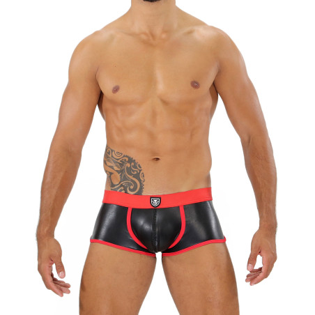 Boxer FETISH BOXER Noir-Rouge