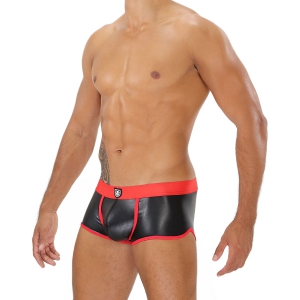 Boxer FETISH BOXER Noir-Rouge