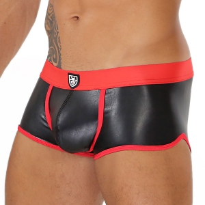 Boxer FETISH BOXER Noir-Rouge