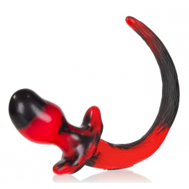 Plug Queue Puppy Tail PUG Rouge 8.5 x 4.4 cm