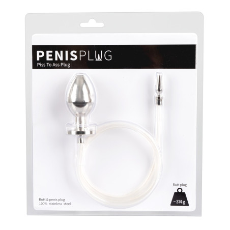 Plug Penis avec Plug métal pour Uro