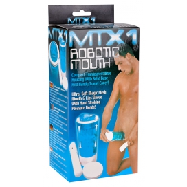 Masturbateur automatique MTX1  Ice Blue Bouche 2