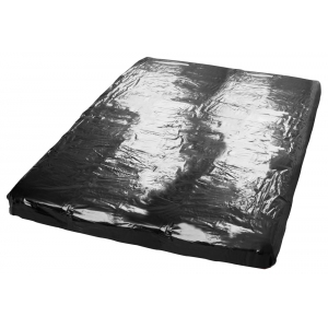 Drap Housse Vinyle FITTED Sheet 160 x 200cm Noir