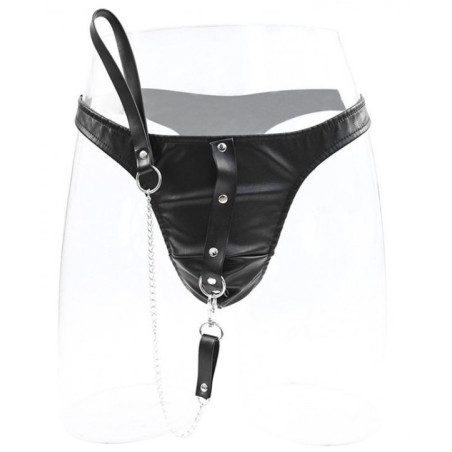 String Fetish avec laisse