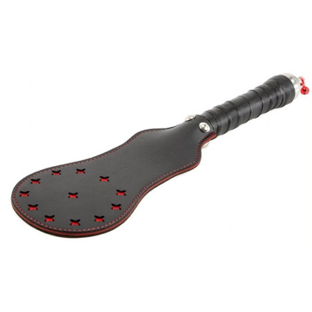Paddle en simili STAR Noir-Rouge 35cm