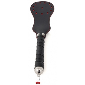 Paddle en simili STAR Noir-Rouge 35cm 2