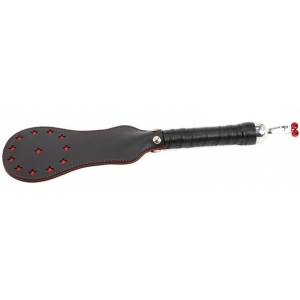 Paddle en simili STAR Noir-Rouge 35cm