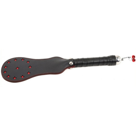 Paddle en simili STAR Noir-Rouge 35cm