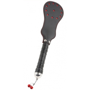 Paddle en simili STAR Noir-Rouge 35cm