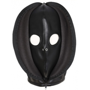 Cagoule DOUBLE LAYER Simili noire