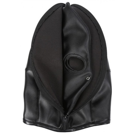Cagoule DOUBLE LAYER Simili noire