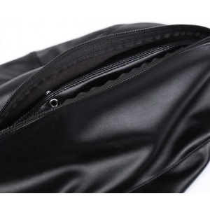Cagoule DOUBLE LAYER Simili noire