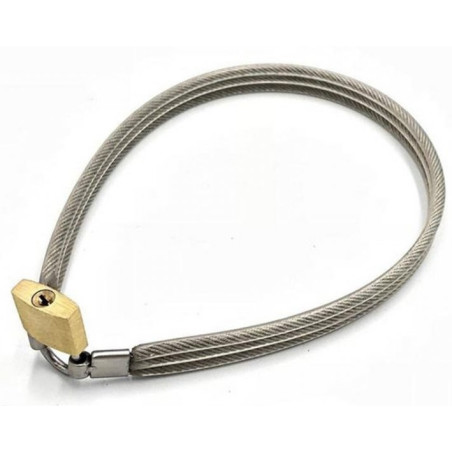 Collier en métal SLAVE LOCK