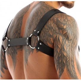 Harnais en néoprène CROSS BODY ZIP Noir 2