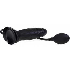 Gode gonflable INFLAT 14 x 4.5 cm Noir