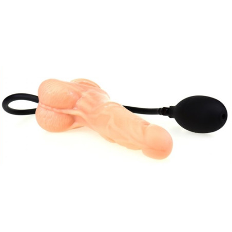 Gode gonflable INFLAT 14 x 4.5cm Flesh