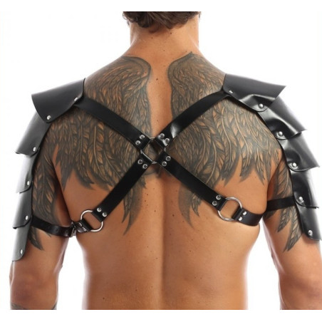Harnais avec Épaules ARMORS Simili Noir