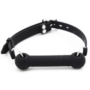 Bâillon Os Silicone SKULLBALL 12cm