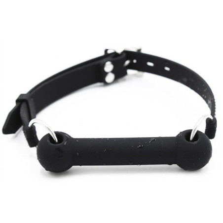 Bâillon Os Silicone SKULLBALL 12cm