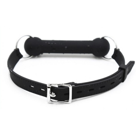 Bâillon Os Silicone SKULLBALL 12cm