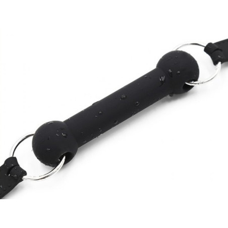 Bâillon Os Silicone SKULLBALL 12cm