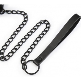 Collier et Laisse BALL TOP Noir 2