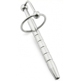 Plug Penis Percé PEN STRIE 12cm - Diamètre 10mm