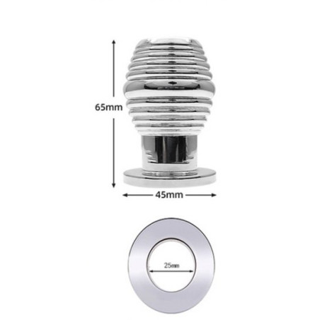 Plug Tunnel en métal THREAD HOLLOW M 6.5 x 4.5 cm