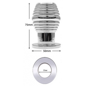 Plug Tunnel en métal THREAD HOLLOW L 7 x 4.8cm 
