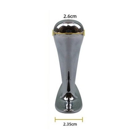 Plug en métal + Bijou STIM POINT G S 6.5 x 2.4 cm