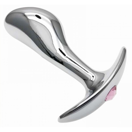 Plug en métal + Bijou STIM POINT G L 9.5 x 3.5 cm