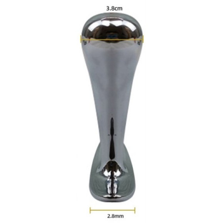 Plug en métal + Bijou STIM POINT G L 9.5 x 3.5 cm