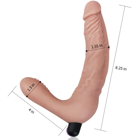 Gode Strap-On JOY STRAPLESS 17 x 3.5 cm