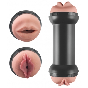 Masturbateur DOUBLE SIDE Vagin - Bouche