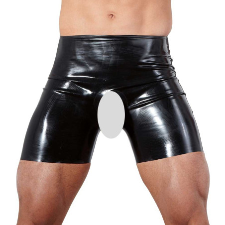 Short en latex avec Ouverture
