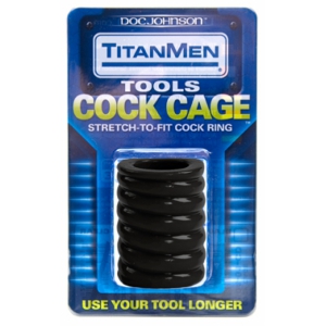 Ballstretcher souple COCK CAGE 50mm Noir