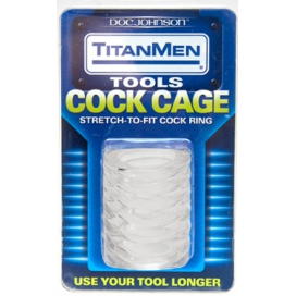 Ballstrecher souple COCK CAGE 50mm Transparent 2