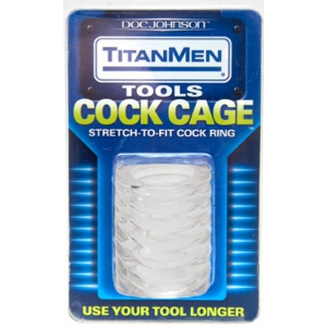 Ballstrecher souple COCK CAGE 50mm Transparent