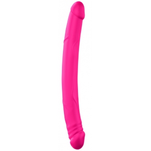 Double gode REAL DOUBLE DO Magenta 42 x 4 cm