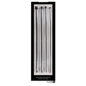 Lot de 4 Tiges d'urètre SOUNDING DILATOR 34 cm | Diamètres de 3.5mm à 7.5mm