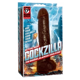 Gode XL COCKZILLA 31 x 7 cm Marron 2