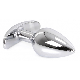 Plug Bijou Anal avec Base arrondie CURVE 6 x 2.8 cm | Bijou Bleu 2