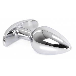 Plug Bijou Anal avec Base arrondie CURVE 6 x 2.8 cm | Bijou Bleu