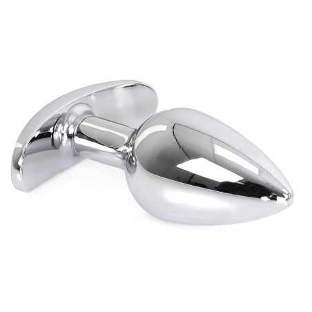 Plug Bijou Anal avec Base arrondie CURVE 6 x 2.8 cm | Bijou Bleu