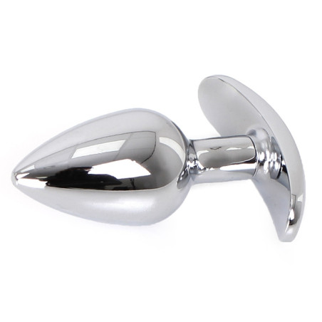 Plug Bijou Anal avec Base arrondie CURVE 6 x 2.8 cm | Bijou Bleu