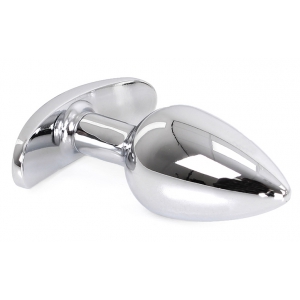 Plug Bijou Anal avec Base arrondie CURVE 6 x 2.8 cm | Bijou Rose