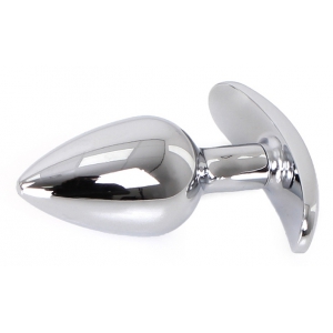 Plug Bijou Anal avec Base arrondie CURVE 6 x 2.8 cm | Bijou Rose