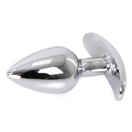 Plug Bijou Anal avec Base arrondie CURVE 6 x 2.8 cm | Bijou Rose