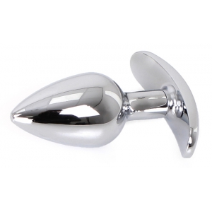 Plug Bijou Anal avec Base arrondie CURVE 6 x 2.8 cm | Bijou violet