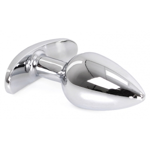 Plug Bijou Anal avec Base arrondie CURVE 6 x 2.8 cm | Bijou rouge